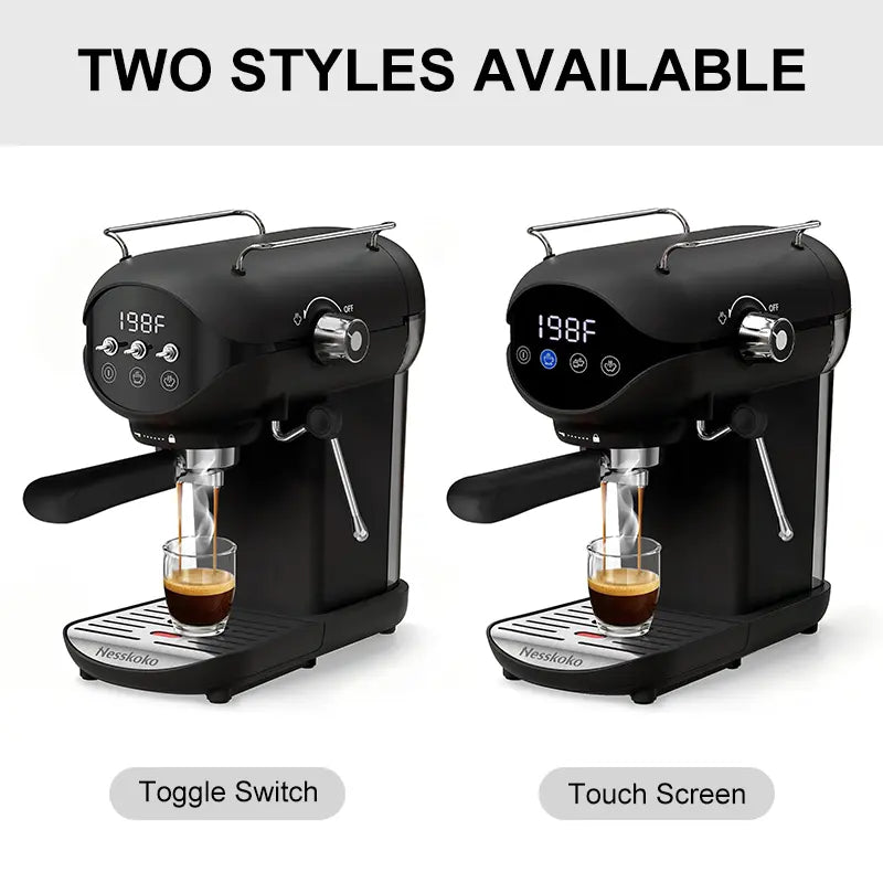 Espresso Machine,Professional 20 Bar Espresso Maker,Cappuccino & Latte Coffee Maker with Steam Frother for Home