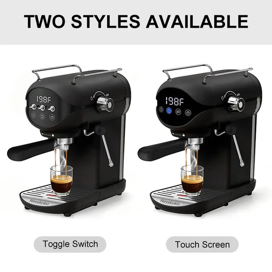 Espresso Machine,Professional 20 Bar Espresso Maker,Cappuccino & Latte Coffee Maker with Steam Frother for Home