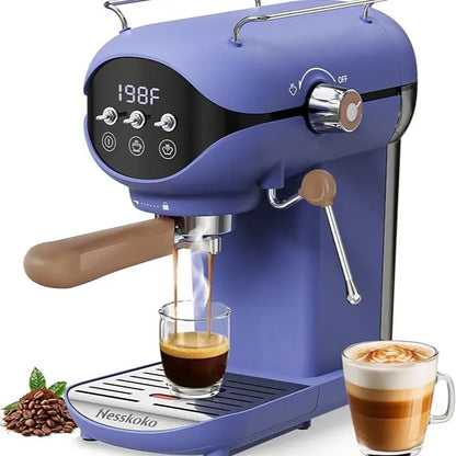 Espresso Machine,Professional 20 Bar Espresso Maker,Cappuccino & Latte Coffee Maker with Steam Frother for Home