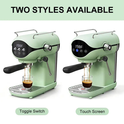 Espresso Machine,Professional 20 Bar Espresso Maker,Cappuccino & Latte Coffee Maker with Steam Frother for Home